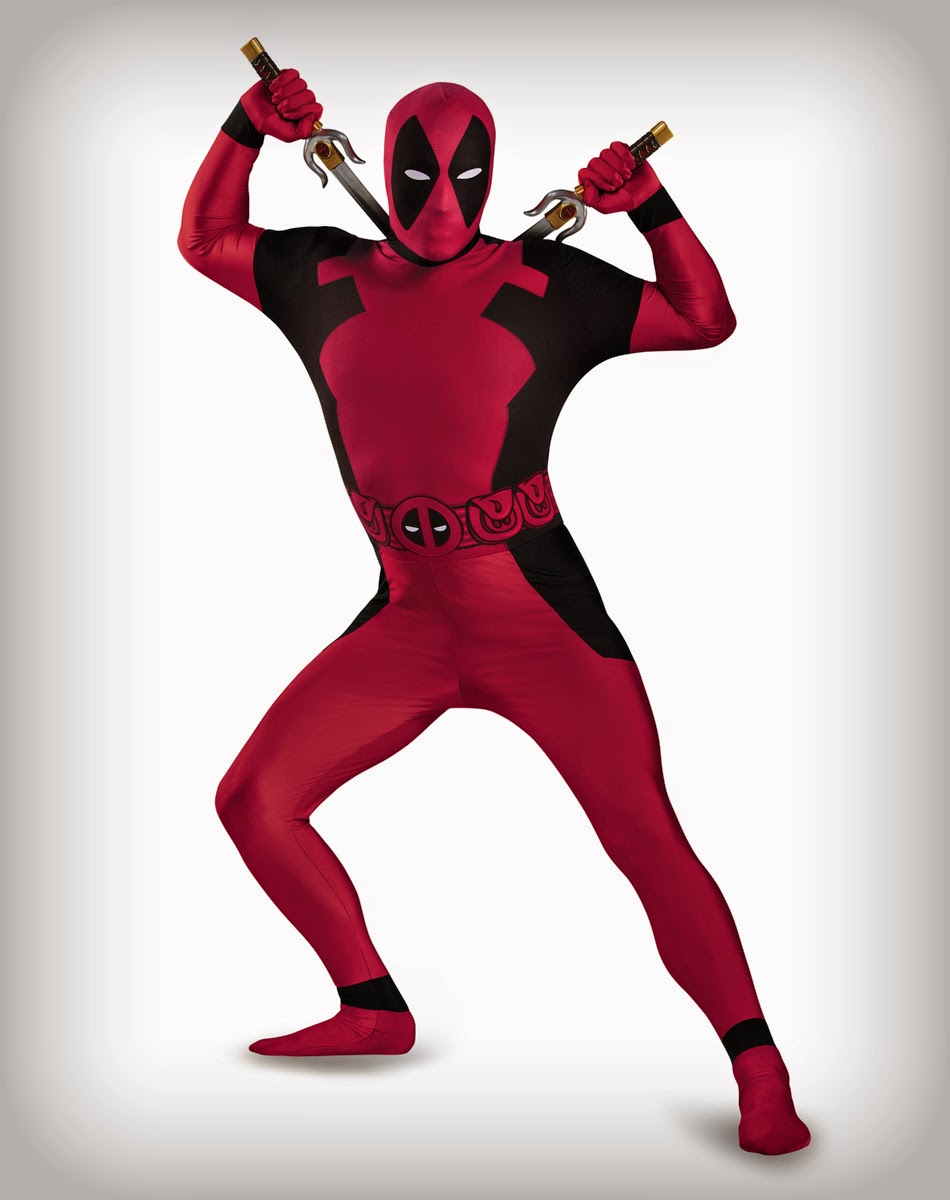 Deadpool Cosplay Costume Pvc Catsuits Sexy 