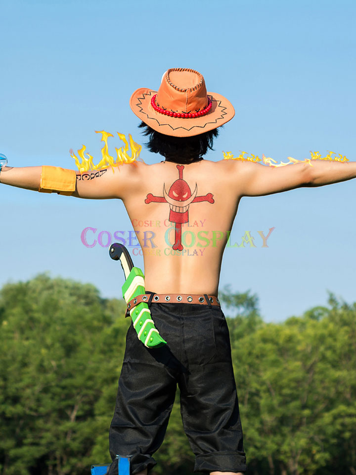 Ace One Piece Cosplay Hat, One Piece Anime Ace Hat