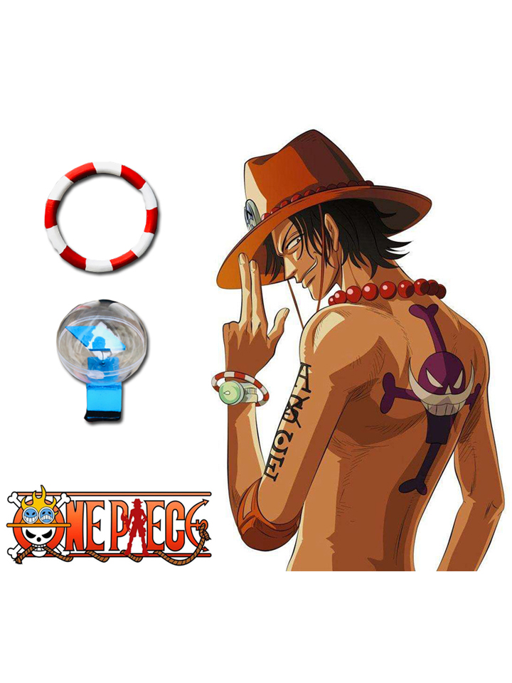 One Piece Anime Portgas D. Ace Cosplay Cowboy Hat Men's Women's
