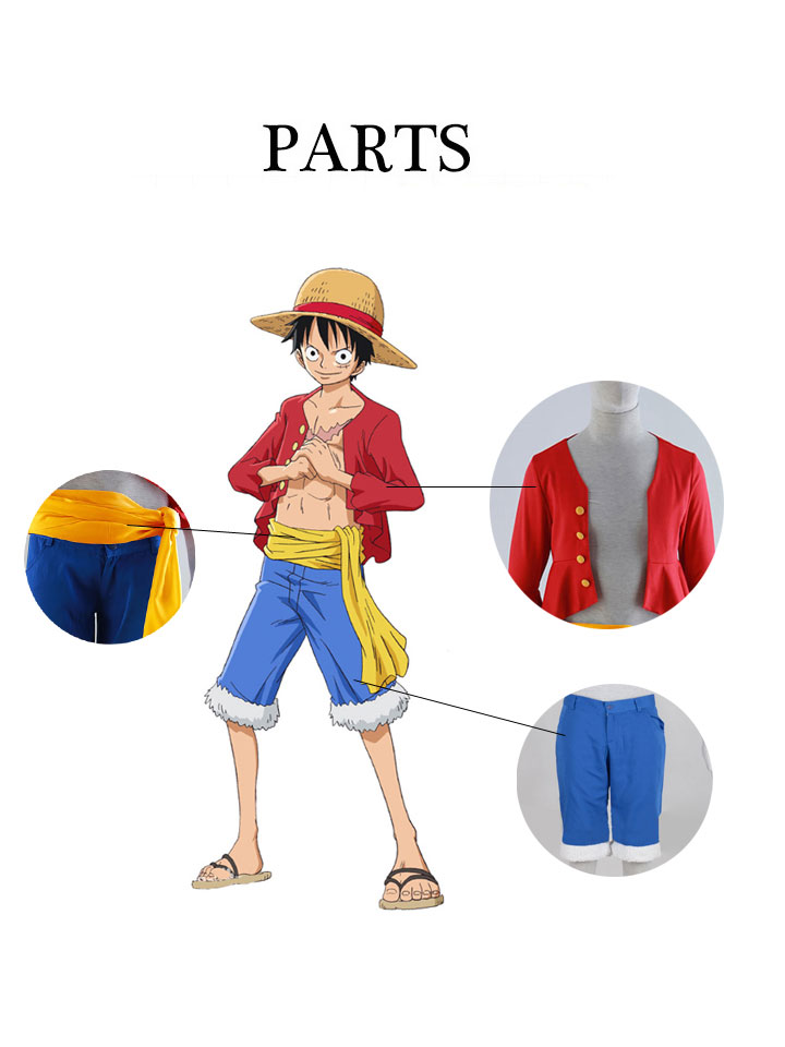Cosplayer Wearing the Costume of Monkey D.Luffy from the Manga One Piece.  Editorial Stock Photo - Image of hairstyle, dressing: 209801688
