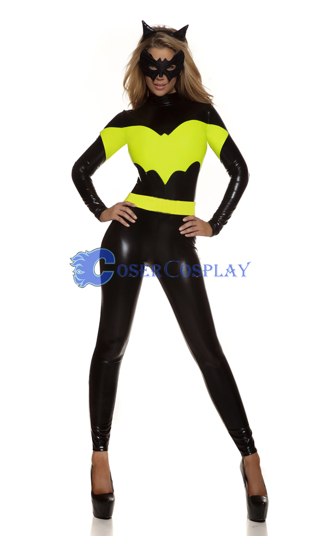 Black Batman Girl Catsuit | cosercosplay.com