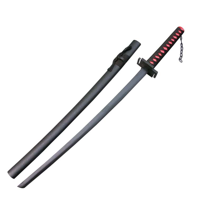 Bleach Ichigo Kurosaki Zanpakutou Tensa Zangetsu Cosplay Wooden Weapons ...