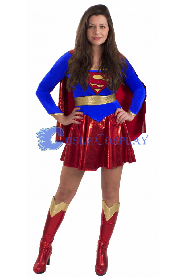 Classic Supergirl Cosplay Costume | cosercosplay.com