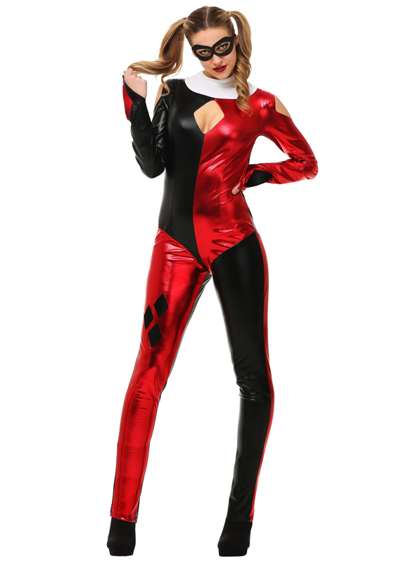 Harley Quinn Cosplay Costume, Sexy Halloween Costumes For Women