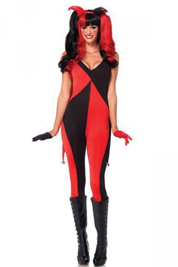 Super cattivo Quinn donna costumi Cosplay Spandex Costume di Halloween per  le donne Cosplay Zentai vestito