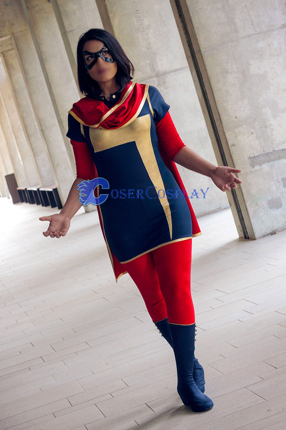 Adult sexy ms marvel cosplay