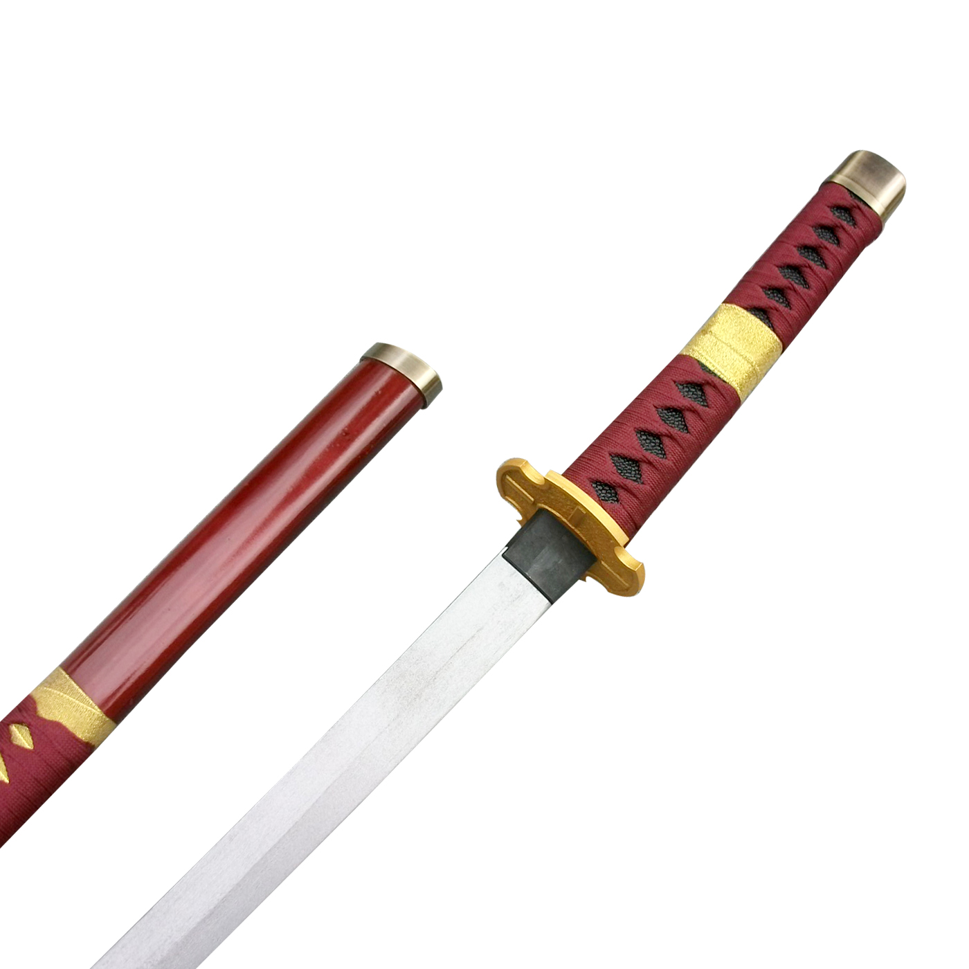 One Piece Roronoa Zoro Three Sword Style Cosplay Wooden Weapons ...